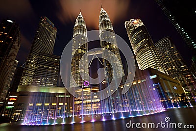 Petronas Towers Editorial Stock Photo